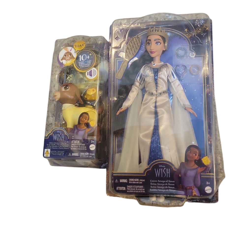 Mattel Wish Queen Amaya of Rosas and Valentino and Star set unopened